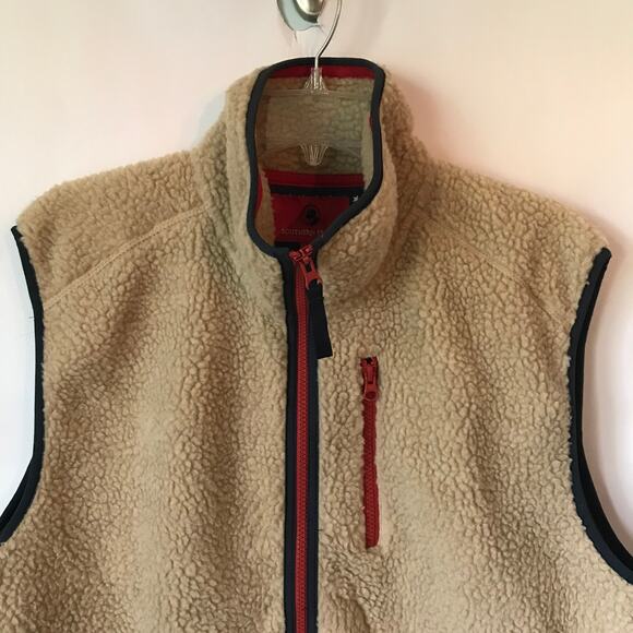 Southern Proper Vest Mens Sherpa Zip Front Sleeveless Warm Fall Winter Large - Picture 4 of 10